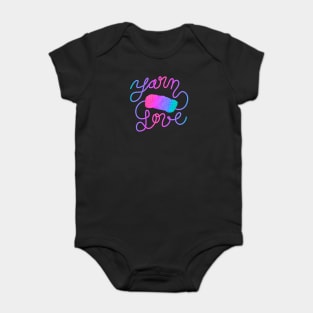 Neon Yarn Love Baby Bodysuit